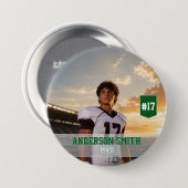 Benutzerdefinierter Foto-Fußball-MVP-Button-Anstec Button (Vorne & Hinten)