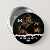 Benutzerdefinierter Foto-Fußball-MVP-Button-Anstec Button (Vorne & Hinten)