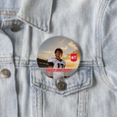 Benutzerdefinierter Foto-Fußball-MVP-Button-Pin Button (Beispiel)