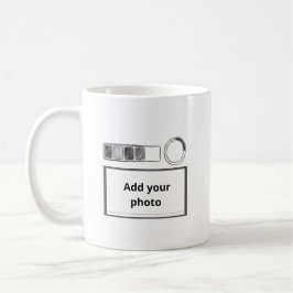 Benutzerdefinierter Foto-Gamecontroller-Doodle-Rah Kaffeetasse