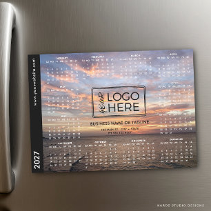 Benutzerdefinierter Foto-Geschäftslogo 2027 Magnet