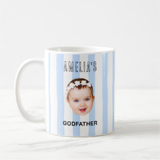 Benutzerdefinierter Foto-Gestreifter Süßer Pate Ge Kaffeetasse