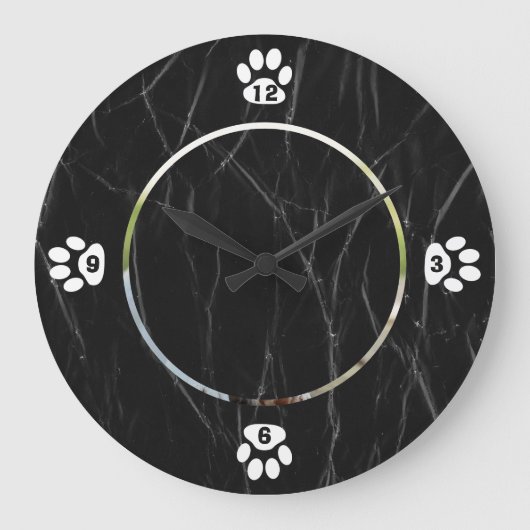 Benutzerdefinierter Foto Große Wanduhr (Vorderseite)