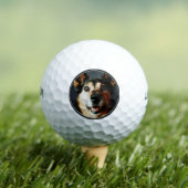 Benutzerdefinierter Foto-Hund-Vater Golfball (Insitu T-Shirt)