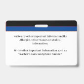 Benutzerdefinierter Foto-ID-Karte Ausweis (Back)