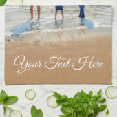 Benutzerdefinierter Foto - Ihr Design - Familienur Geschirrtuch (Gefaltet)