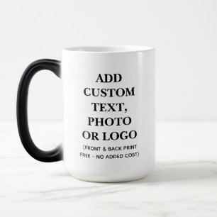 Benutzerdefinierter Foto-Kaffeebecher - Geschenk f Verwandlungstasse