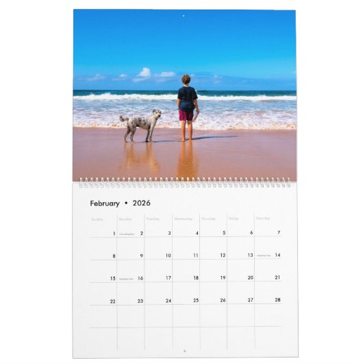 Benutzerdefinierter Foto-Kalender Geben Sie Ihren Kalender (Feb 2026)