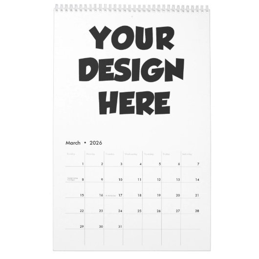 Benutzerdefinierter Foto-Kalender - Personalisiert Kalender (Mär 2026)