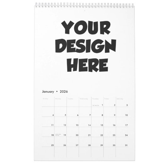 Benutzerdefinierter Foto-Kalender - Personalisiert Kalender (Jan 2026)
