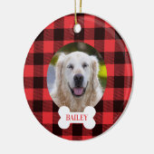 Benutzerdefinierter Foto Keramik Ornament (Links)