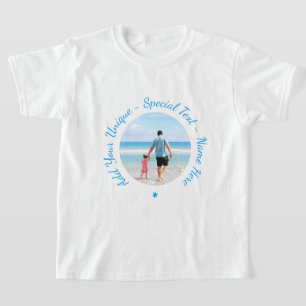 Benutzerdefinierter Foto Kids T - Shirt Foto Ihrer