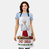 Benutzerdefinierter Foto-Koch Schürze (Getragen)
