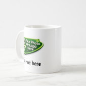 Benutzerdefinierter Foto-, Logo- und Textkaffeebec Kaffeetasse (Vorderseite Links)