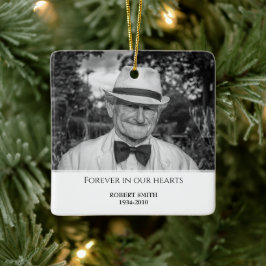 Benutzerdefinierter Foto-Memorypflege Keramikornament