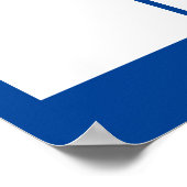 Benutzerdefinierter Foto-Mitarbeiter der Monatsanz Poster (Ecke)