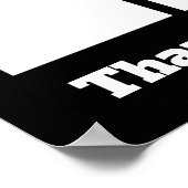 Benutzerdefinierter Foto-Mitarbeiter der Monatsanz Poster (Ecke)