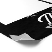 Benutzerdefinierter Foto-Mitarbeiter der Monatsanz Poster (Ecke)