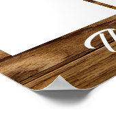 Benutzerdefinierter Foto-Mitarbeiter der Monatsanz Poster (Ecke)