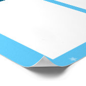 Benutzerdefinierter Foto-Mitarbeiter der Monatsanz Poster (Ecke)