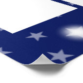 Benutzerdefinierter Foto-Mitarbeiter der Monatsanz Poster (Ecke)