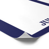 Benutzerdefinierter Foto-Mitarbeiter der Monatsanz Poster (Ecke)