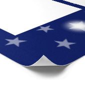 Benutzerdefinierter Foto Mitarbeiter des Monats-Di Poster (Ecke)