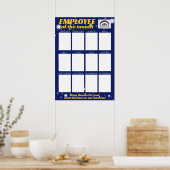 Benutzerdefinierter Foto Mitarbeiter des Monats-Di Poster (Küche)