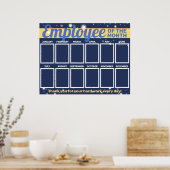 Benutzerdefinierter Foto Mitarbeiter des Monats-Di Poster (Küche)