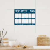 Benutzerdefinierter Foto Mitarbeiter des Monats-Di Poster (Küche)