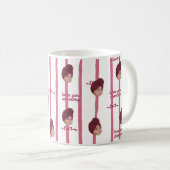 Benutzerdefinierter Foto-Mug mit süßem Bogenmuster Kaffeetasse (VorderseiteRechts)