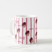 Benutzerdefinierter Foto-Mug mit süßem Bogenmuster Kaffeetasse (Vorderseite Links)