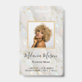 Benutzerdefinierter Foto Name Holographic Imitats Ausweis