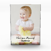 Benutzerdefinierter Foto Name I Liebe Sie Mami (Vorderseite)
