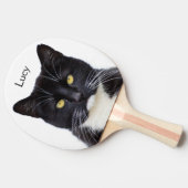 Benutzerdefinierter Foto Name Katzenpingpongpaddel Tischtennis Schläger (Seitenansicht)