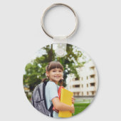 Benutzerdefinierter Foto Name Star Schlüsselanhäng Schlüsselanhänger (Vorderseite)