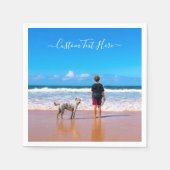 Benutzerdefinierter Foto: Napkins Ihre Fotos mit H Serviette (Vorderseite)