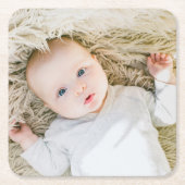 Benutzerdefinierter Foto-Papierdrucker Untersetzer (Vorderseite)