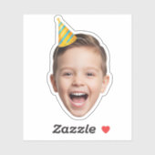 Benutzerdefinierter Foto-Partykleberer Aufkleber (Blatt)