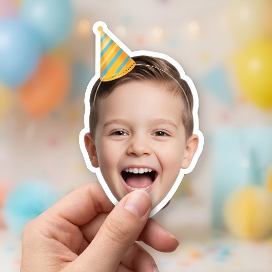 Benutzerdefinierter Foto-Partykleberer Aufkleber