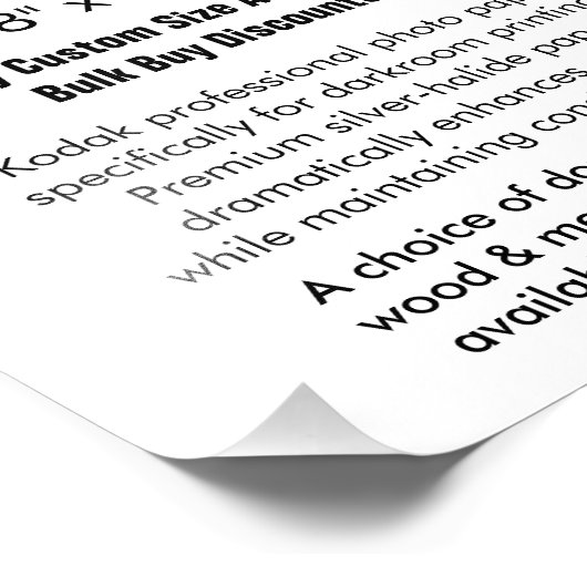 Benutzerdefinierter Foto Print - Vertikal 8 Zoll x (Ecke)