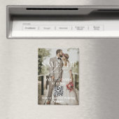 Benutzerdefinierter Foto-QR-Code-Hochzeit Termin m Magnet (In Situ (Geschirrspüler))