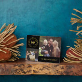 Benutzerdefinierter Foto-Rahmen für Monogramm-Wraa Fotoplatte (Seite)