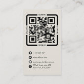 Benutzerdefinierter Foto Real Anwesen Manager Visitenkarte (Rückseite)