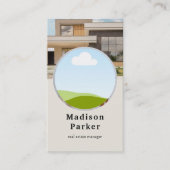 Benutzerdefinierter Foto Real Anwesen Manager Visitenkarte (Vorderseite)