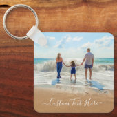 Benutzerdefinierter Foto-Schlüsselanhänger Geben S Schlüsselanhänger (Vorderseite)