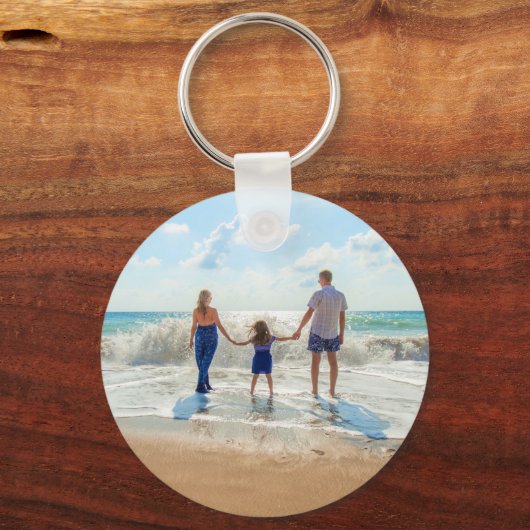 Benutzerdefinierter Foto-Schlüsselanhänger - Gesch Schlüsselanhänger (Vorderseite)