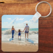 Benutzerdefinierter Foto-Schlüsselanhänger mit dem Schlüsselanhänger (Rückseite)