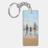 Benutzerdefinierter Foto-Schlüsselanhänger mit Ihr Schlüsselanhänger (Vorderseite links)