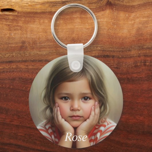 Benutzerdefinierter Foto-Schlüsselanhänger Schlüsselanhänger (Vorderseite)